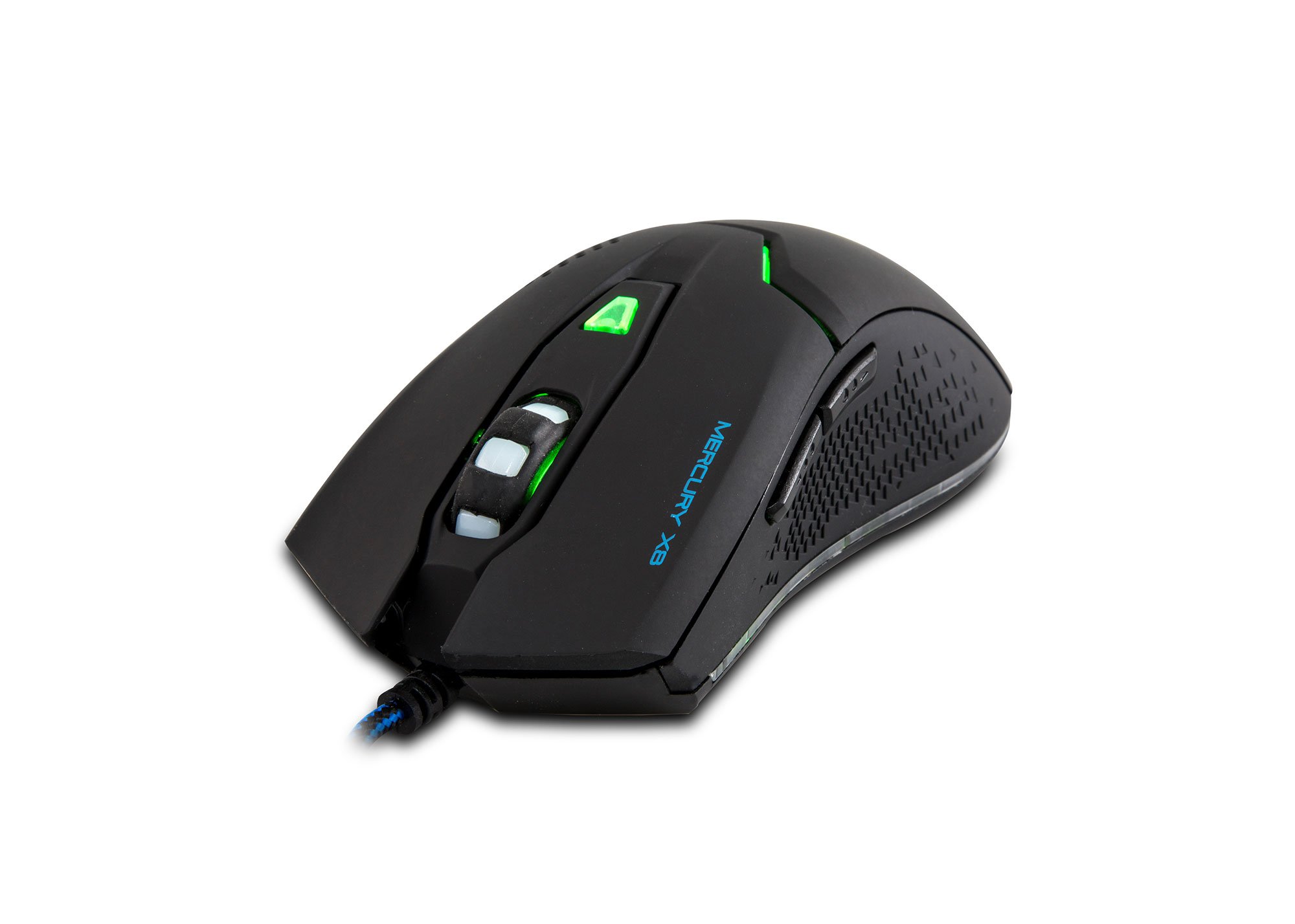 Everest Mercury X8 LED Işıklı 6d 3200DPI Optik Gaming Oyuncu Mouse, Siyah
