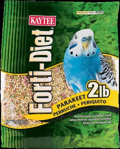 Kaytee Forti-Diet Nutritional Seed-Based Bird Food for Parakeets (2 lbs.)