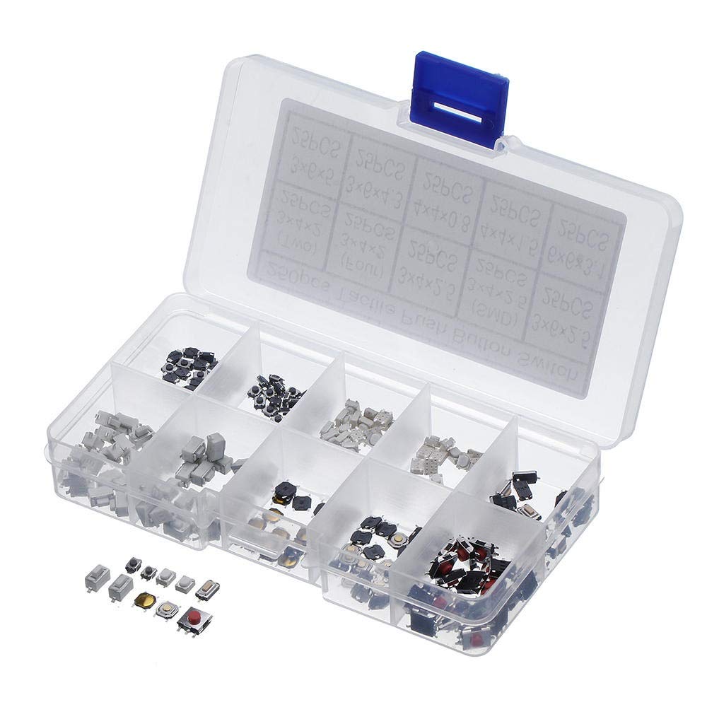 Kit de interruptores táctiles para reparar mandos a distancia y microinterruptores averiados