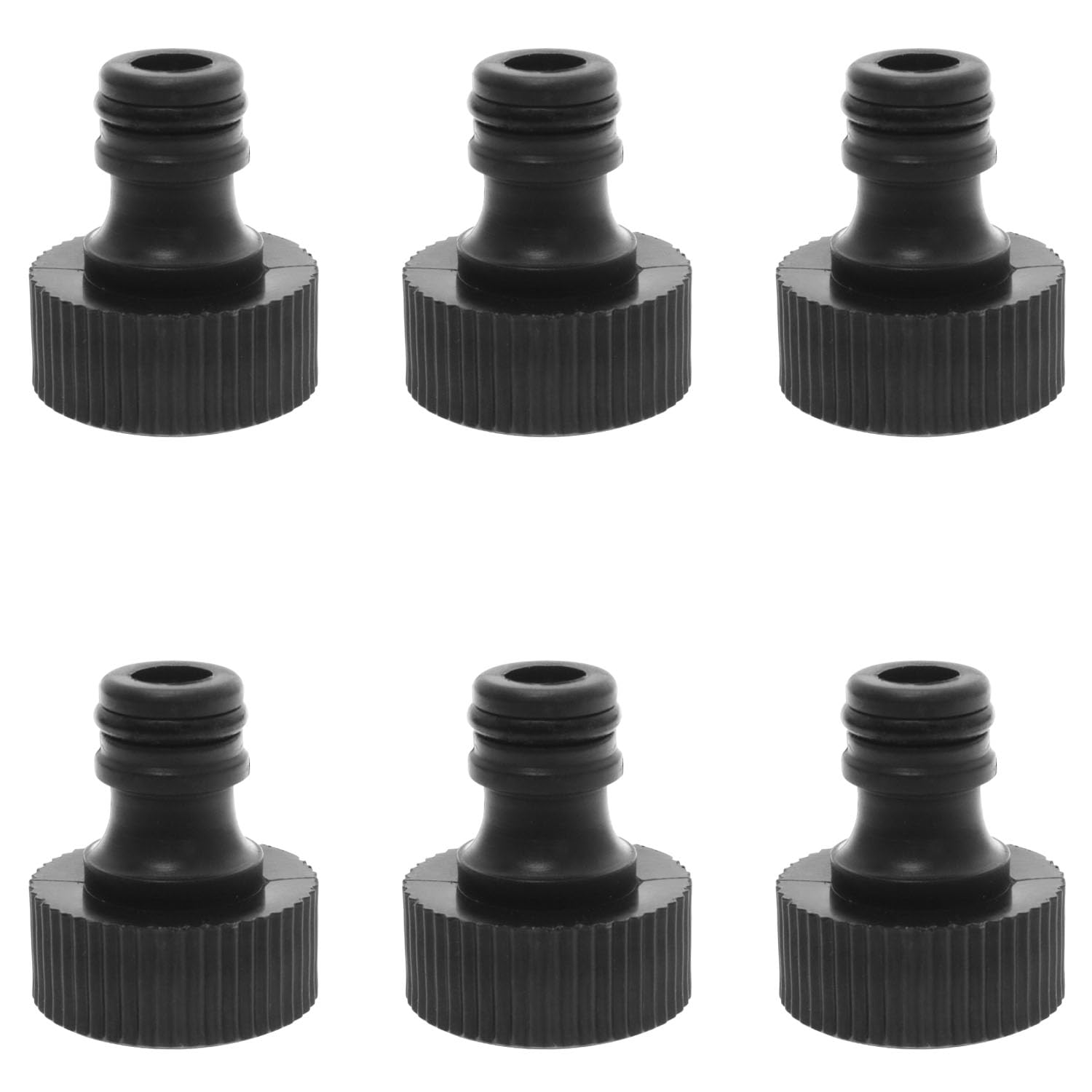 Zangc Plastic Quick Connect Garden Hose Fittings 3/4'' Threaded Hose Quick Fittings Water Hose Quick Connect Fittings 6PCS