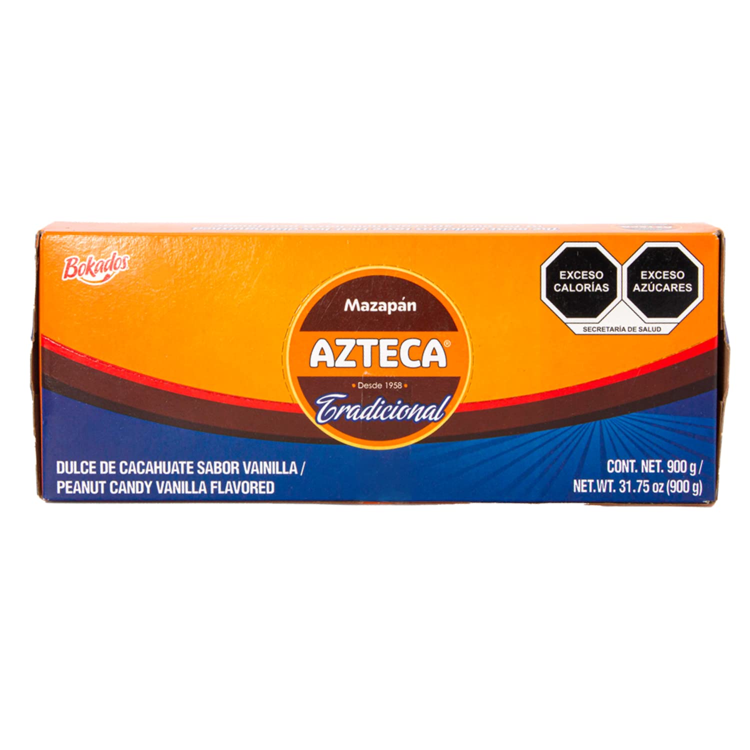 Bokados Mazapán Azteca Dulce de Cacahuate Tradicional Mexicano | Caja