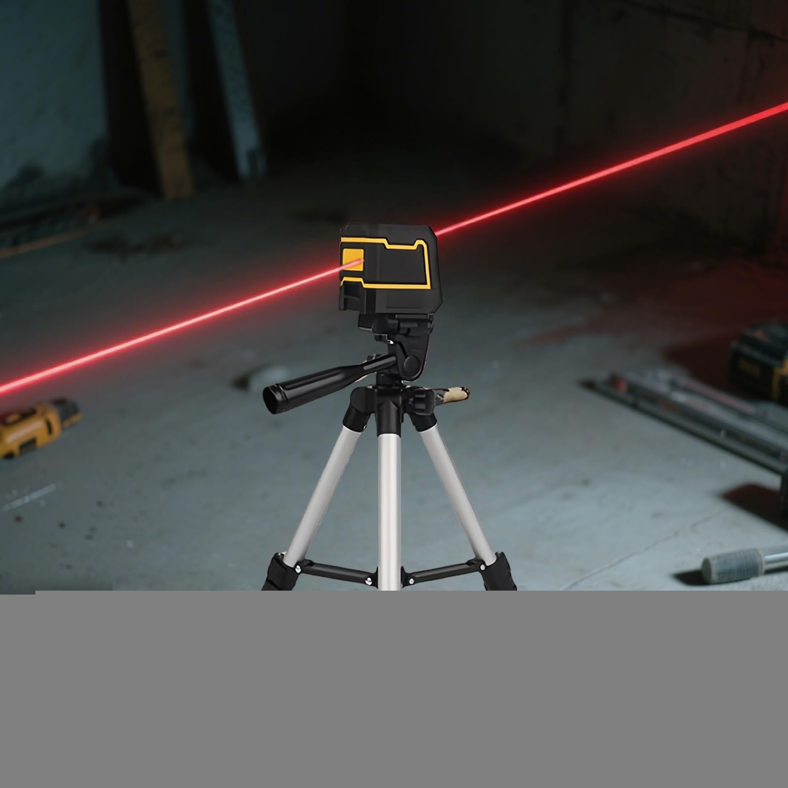 Poziomica Laserowa Krzyżowa Wewnętrzna Aluminiowy Statyw do Poziomicy | Krótki Czas Montażu Zestaw Do Wyrównania Do Instalacji Na Zewnątrz Okna Ściany Szafy