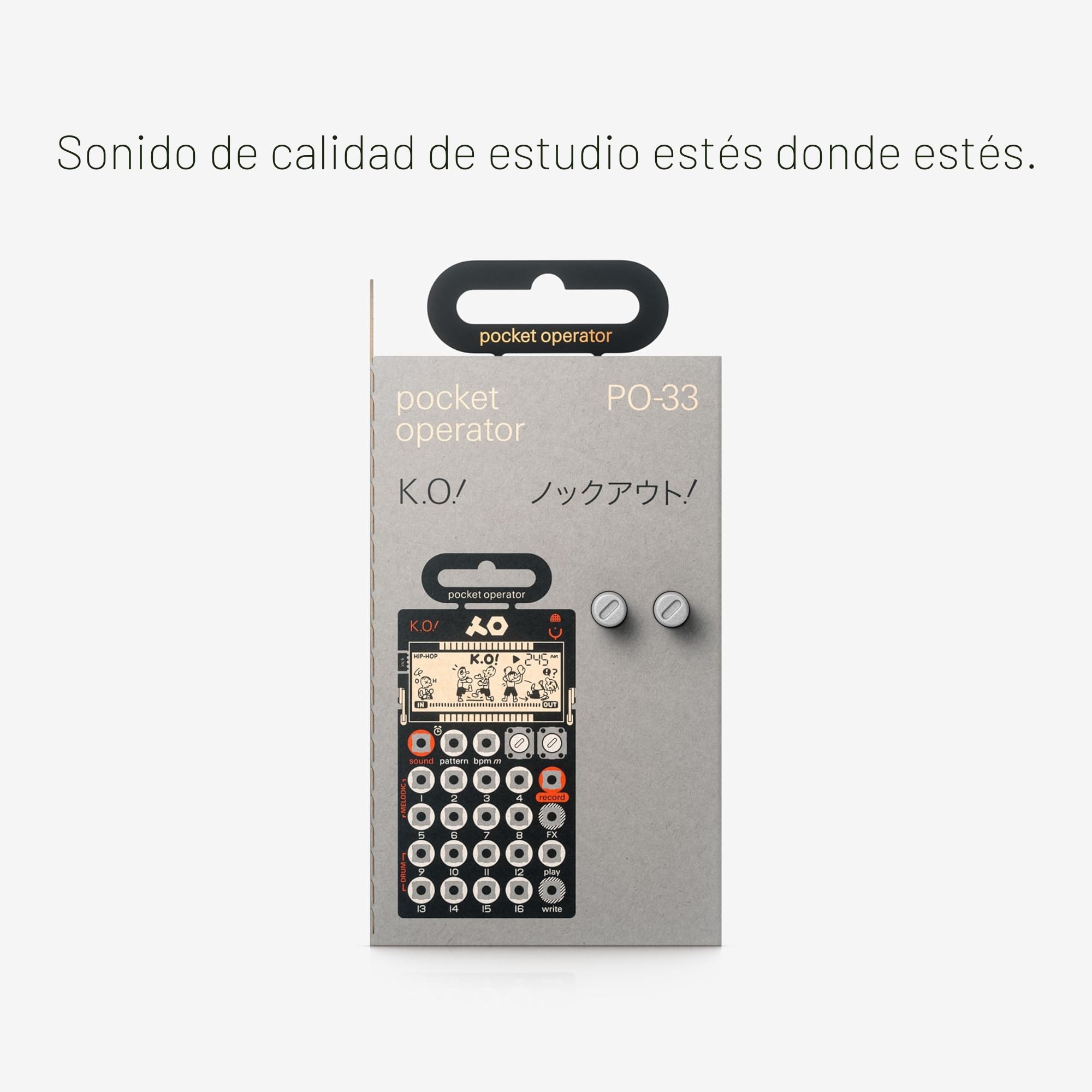Amazon.com: teenage engineering pocket operator PO-33 K.O.! micro