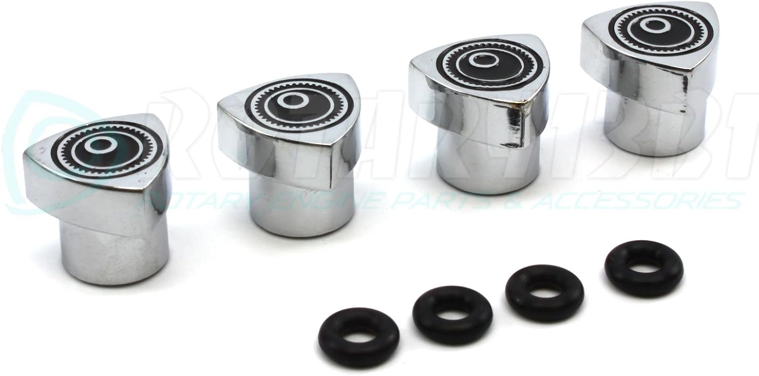 Rotary13B1 Rotor Shaped Valve Stem Caps - 40AE