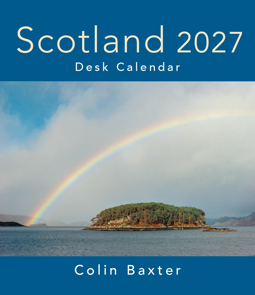 2027 Scotland Calendar: Scotland Desktop Easel - Desk Calendar - 12 Month