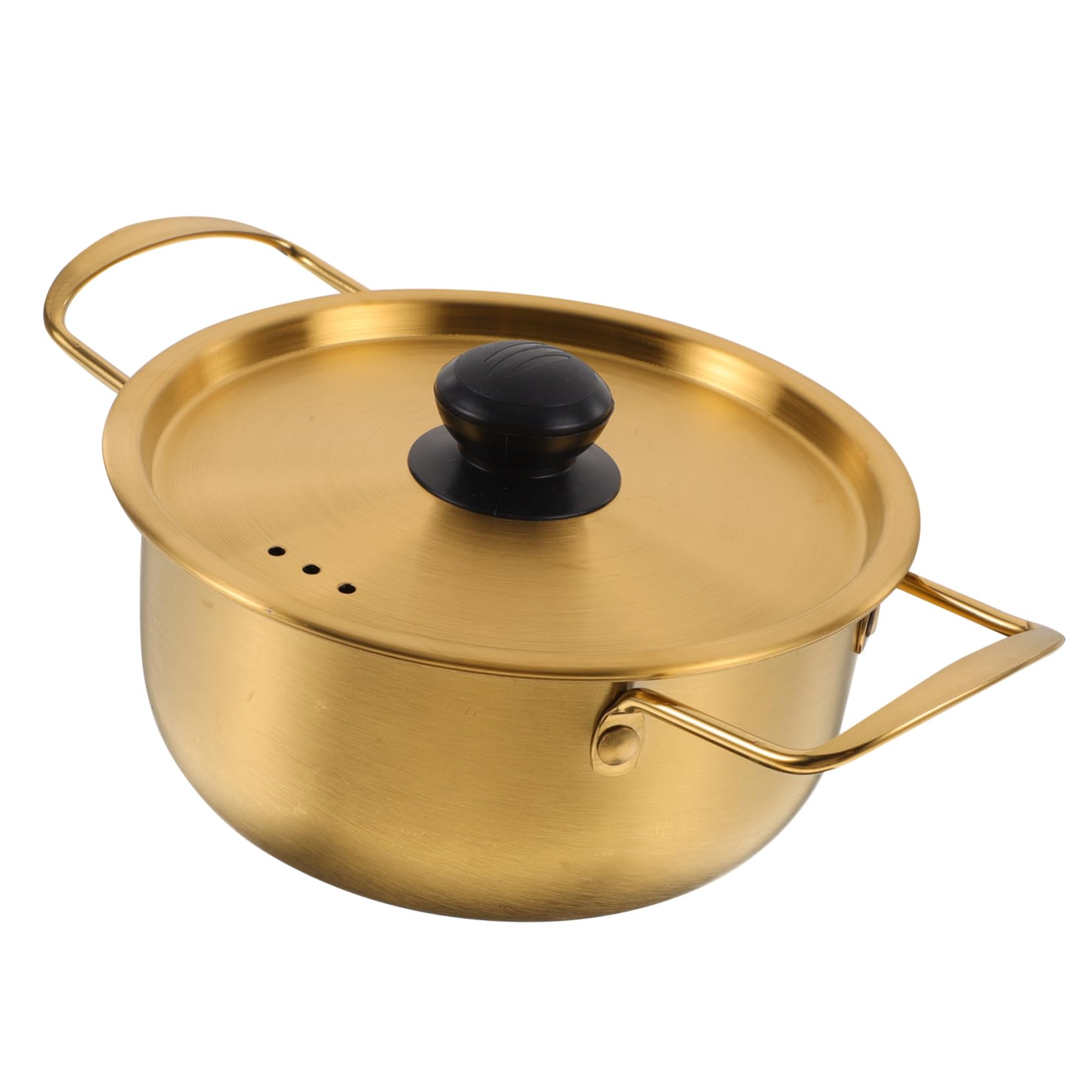 NAMOARLY Large Cooking Pot Strainer Lid Instant Noodle Pot for Indoor/outdoor Use