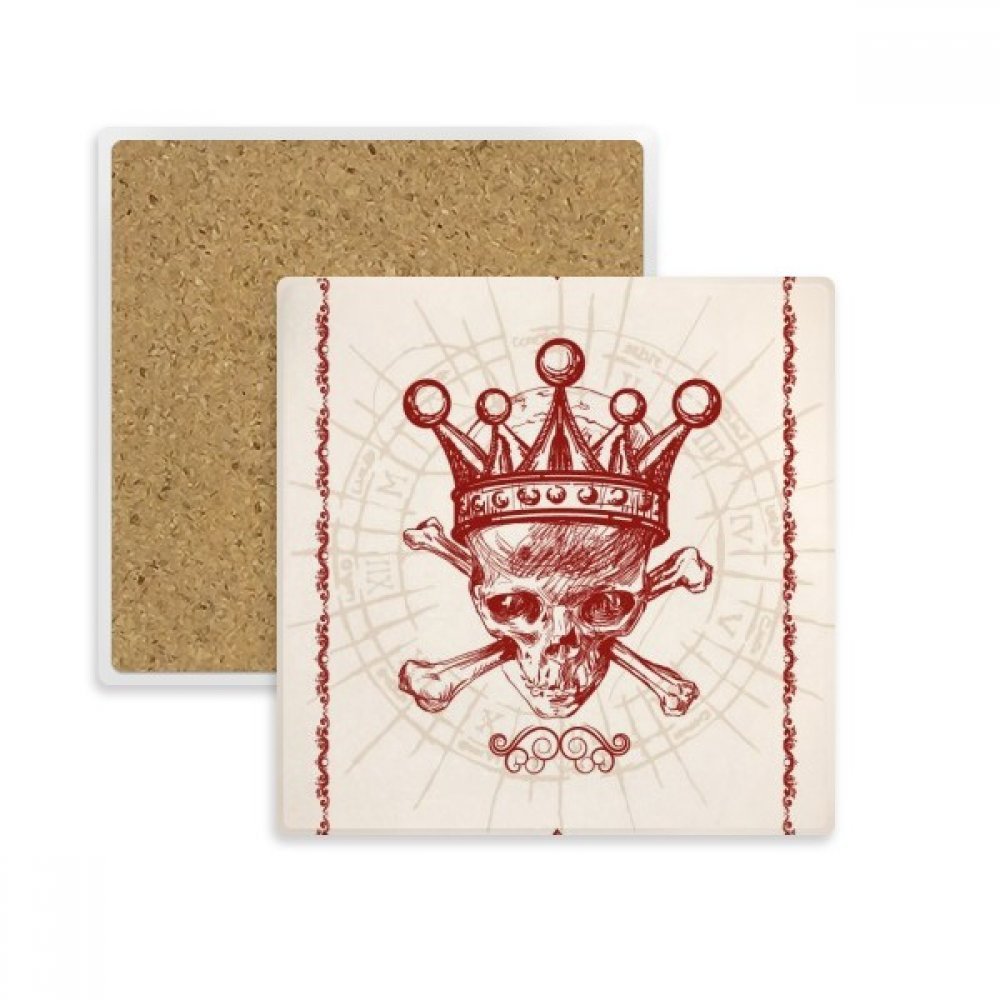Dessous de verre poker rouge pour vos soirées jeux et apéritifs entre amis