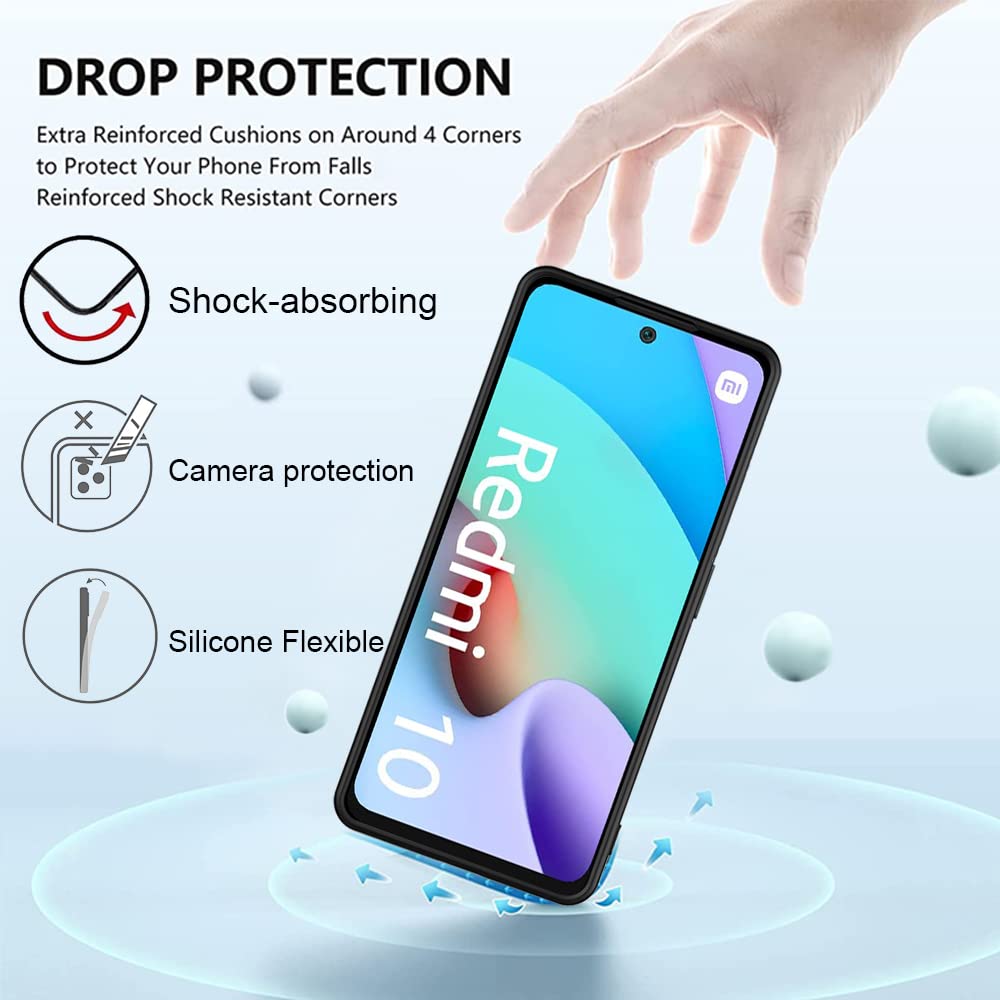 Cover Xiaomi Redmi 10 2022/2021: 2 Pezzi Morbide E Sottili Con Disegni Sfiziosi