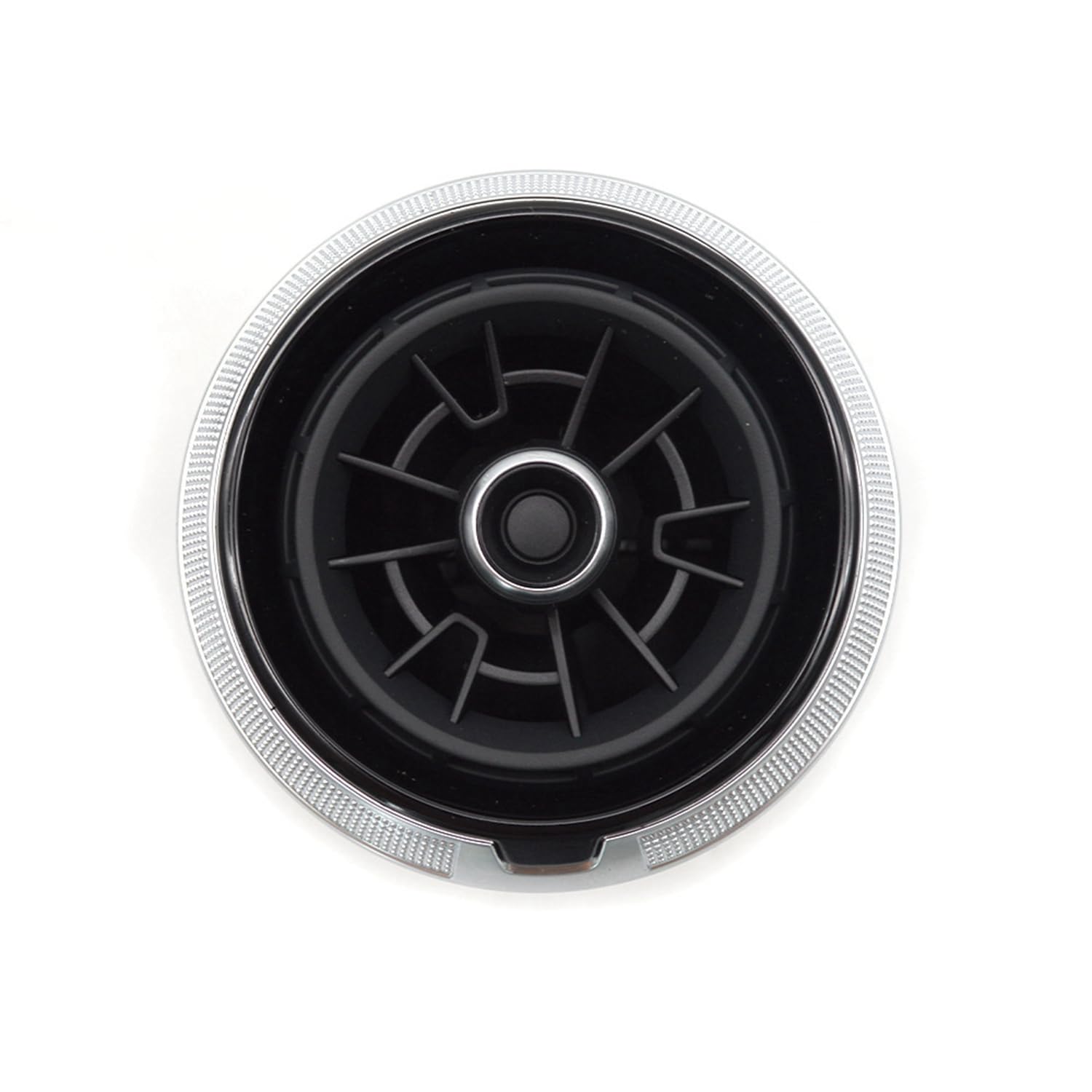 for A3 RS3 Q2 HVAC Air Vent Outlet 81A820901F - Black Gray ABS Dashboard Vent Trim Replacement for 2017-2020 Models