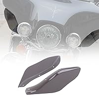 Vista 1 de KIWI MASTER Deflectores de aire de carenado para Harley Touring ElectraStreetTri Glide 1996-2013, accesorios de alas laterales para parabrisas