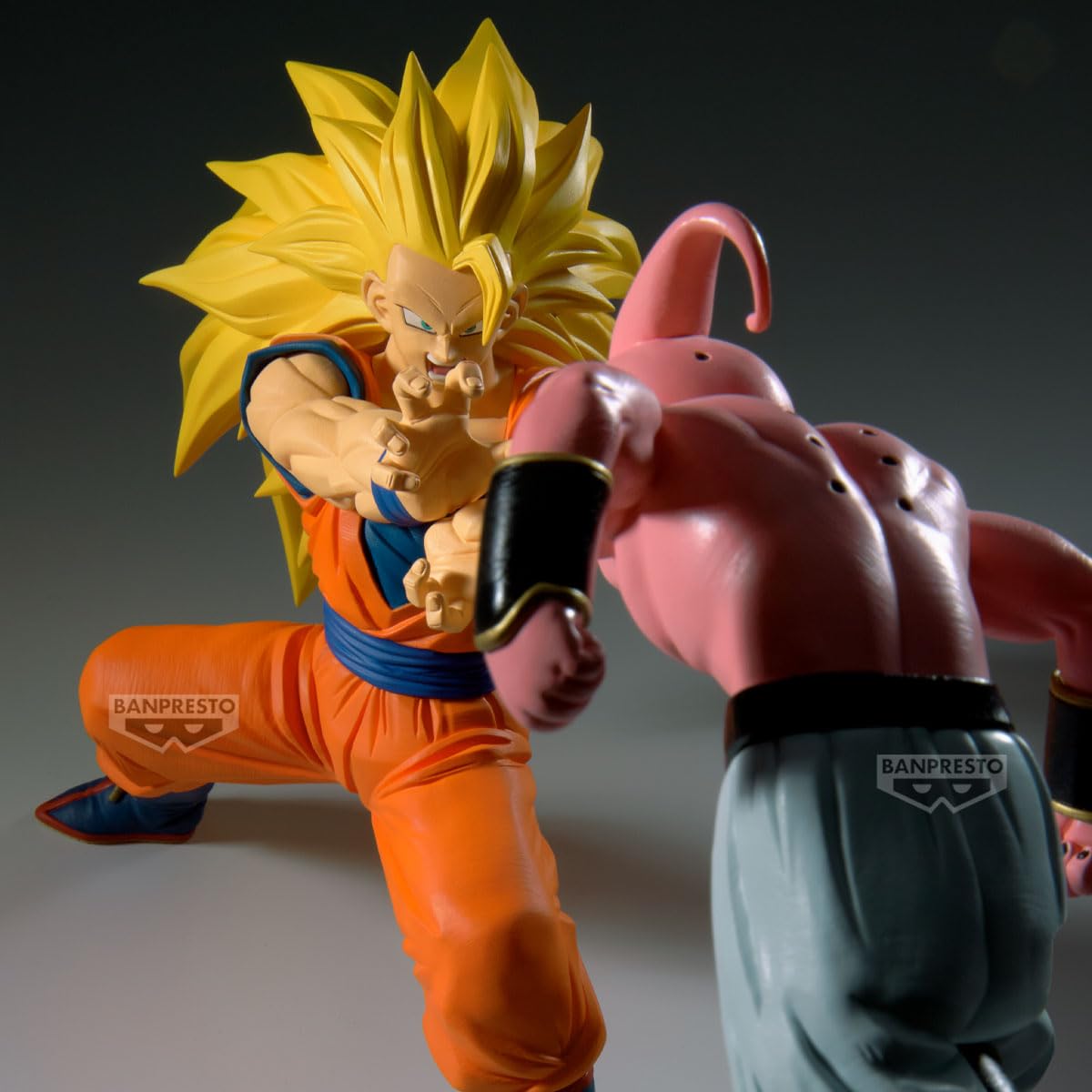 Banpresto Figura de Accion Goku Super Saiyan 3 (Vs Majin Buu (Pure)) Dragon Ball Z - Match Makers 16cm - BP30056P Multicolor - Figura Coleccionable - Ideal para los fanáticos del Anime