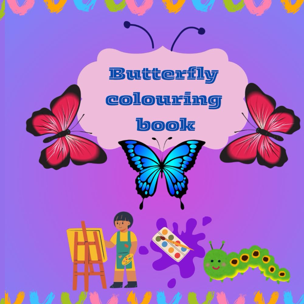 Butterfly Colouring Book: Enjoy Colouring Butterflies