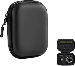 Universal Compact Digital Camera Case, Compatible with Canon G7X and Kodak PixPro, Inner Crystal Fur Shockproof Travel Bag for Accessories