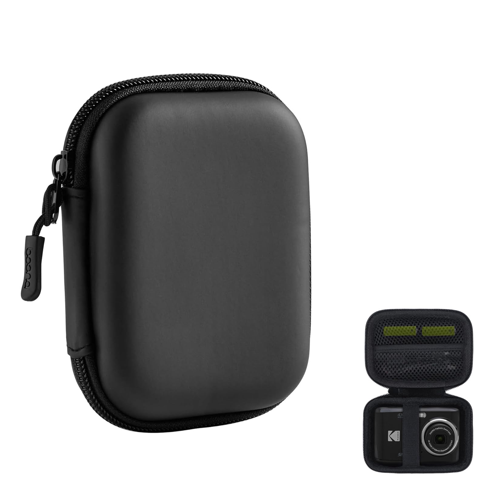 Custodia Universale per Fotocamera Digitale Compatta, Compatibile con Canon G7X e Kodak PixPro, Interno in Pelo di Cristallo Antiurto, Borsa da Viaggio per Accessori