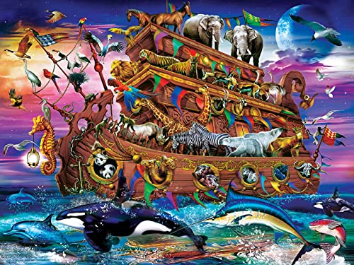 Masterpieces Rompecabezas EZ Grip 300 Piezas - Arca de Noé - 18"x24" miniatura 2