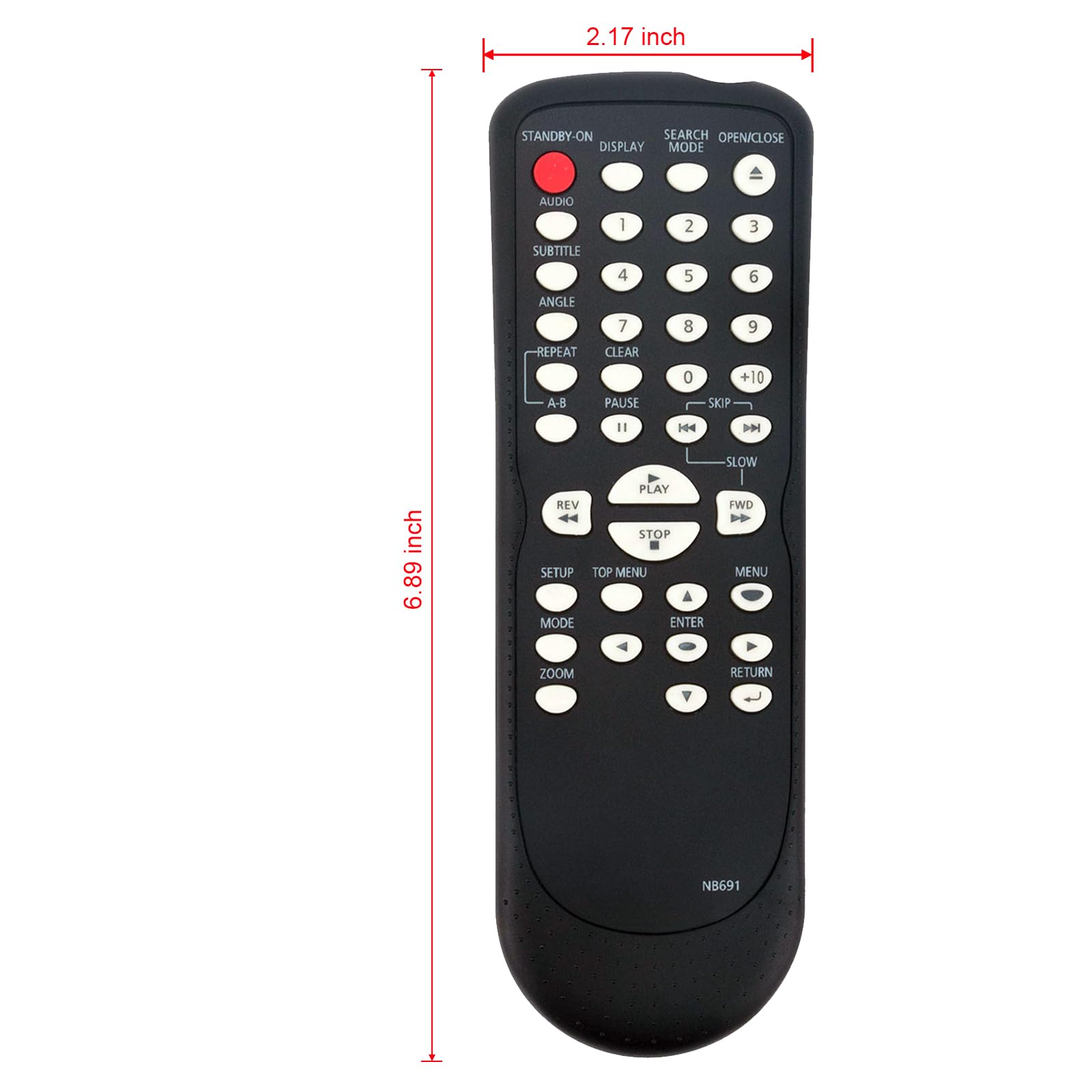Amazon.com: NB691UD Replaced Remote fit for MAGNAVOX DVD MDV2300