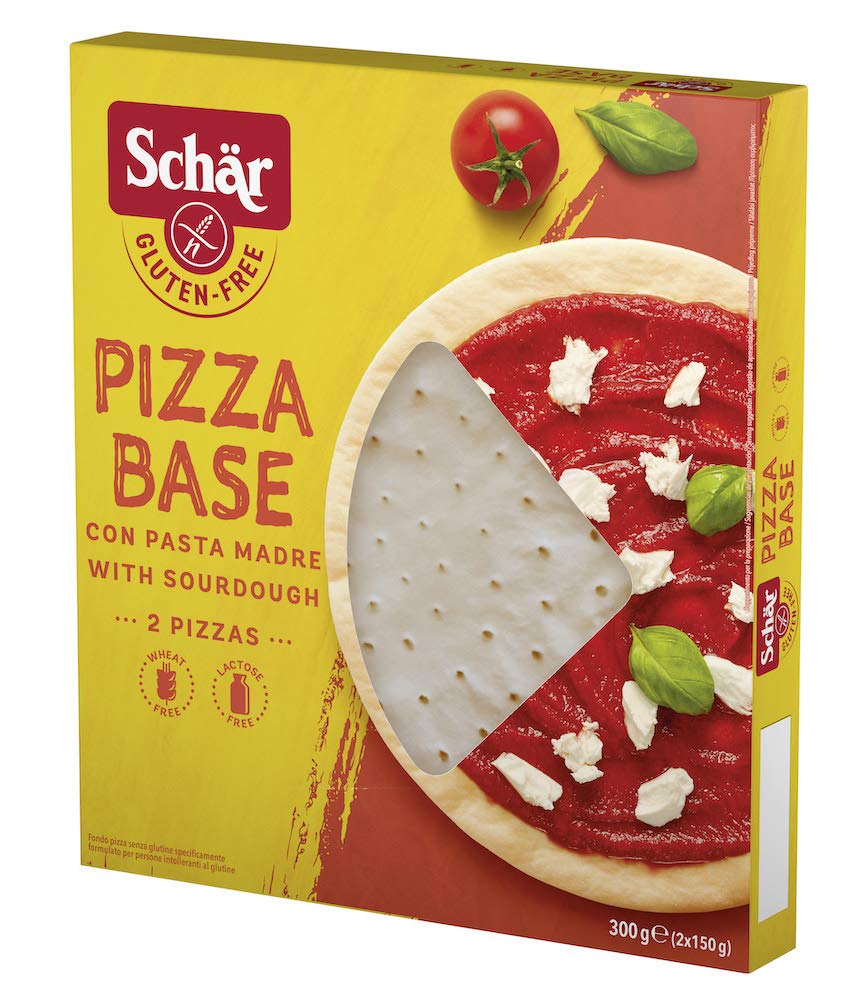 Schar Pizza Base con Pasta Madre Senza Glutine, 2 x 150g