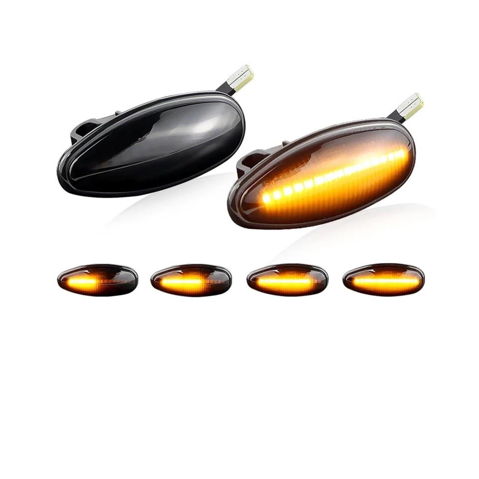 Autopartes Luz Dinámica De Señal De Giro Indicador Lateral OEM # MR522027 MR109488 Para Peugeot IOn 2010-2022 2 Uds (2pcs Dynamic Light)