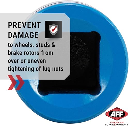 Miniatura 3 de AFF Extensión de limitación de par, unidad de 12", 80 pieslibra, acero para resorte, azul, 40080