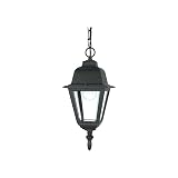 Nuvo Lighting 60/489 Traditional One Light Hanging Lantern from Briton collection in Black finish – view 1