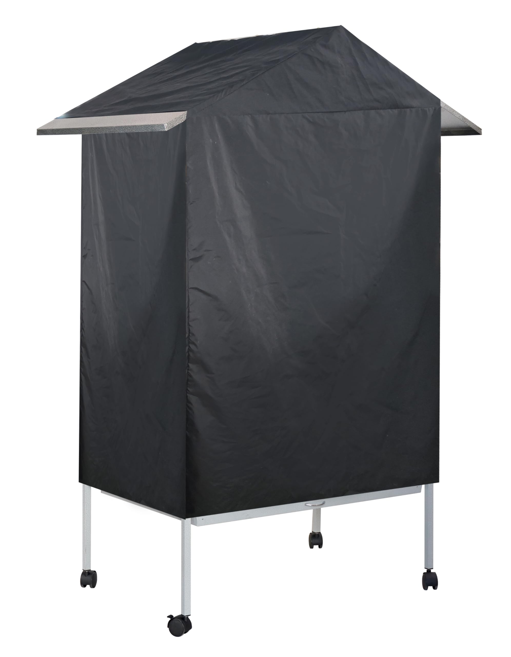 Pet's Solution - Telo Copertura Oscurante Nero per Gabbia Uccelli Petdumbo con misure interne da L90xP60xH140 cm