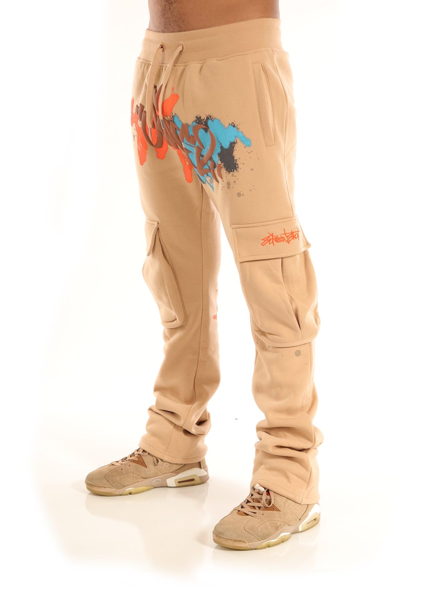 SCREENSHOT-Fleece Pants 4202 Mens Streetwear Urban Fit Fleece Pants - Street Fashion Sweatpants Ribbed Wasteband