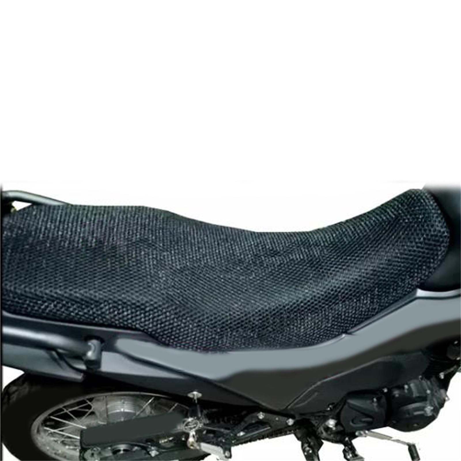 Housse de siège de moto en maille 3D respirante pour Kawasaki KLR650