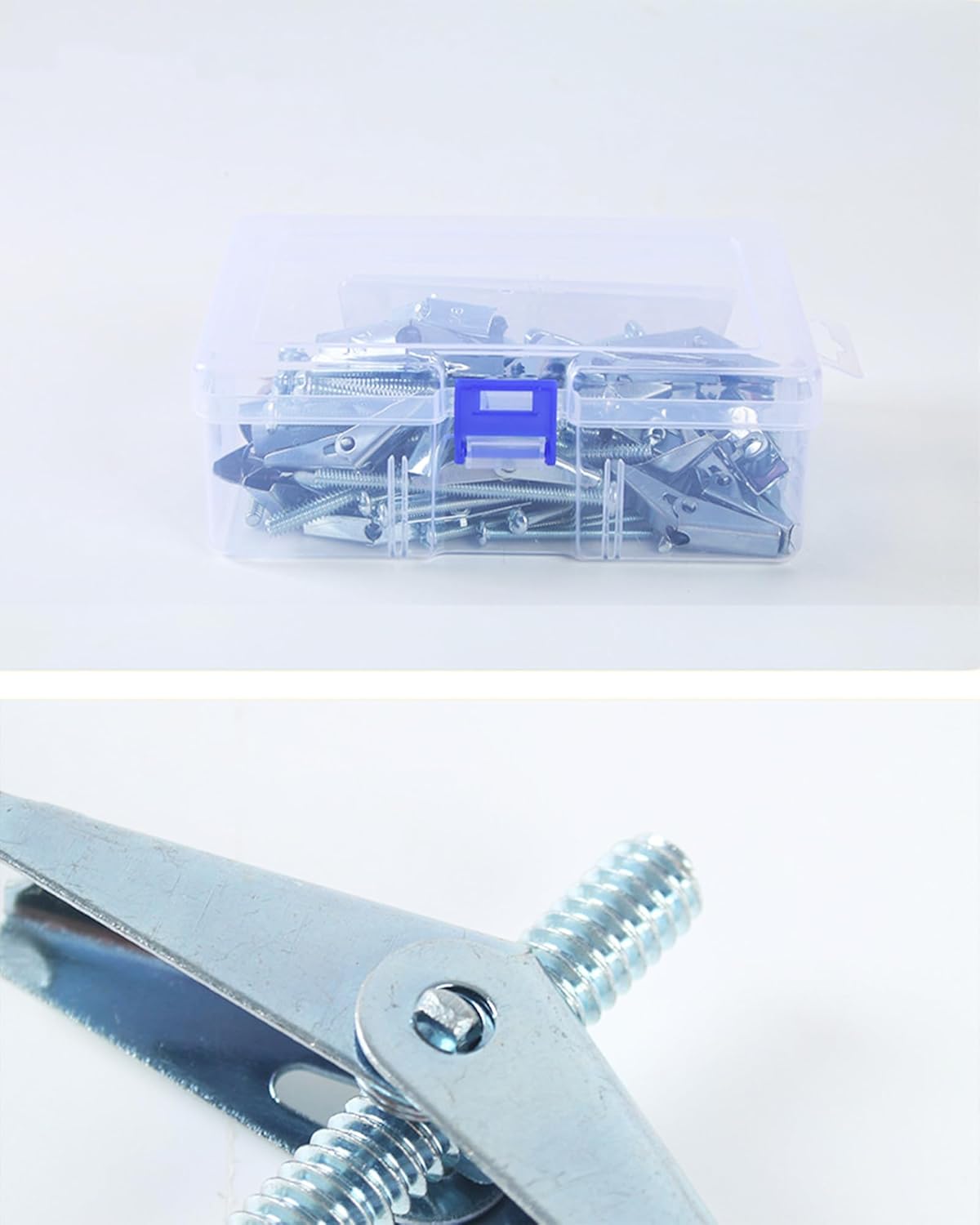 24pcs Hollow Wall Anchors - Heavy-Duty Drywall Anchors with Screws - Easy to Install - Ideal for Hanging Pictures, Shelves, and Decorations