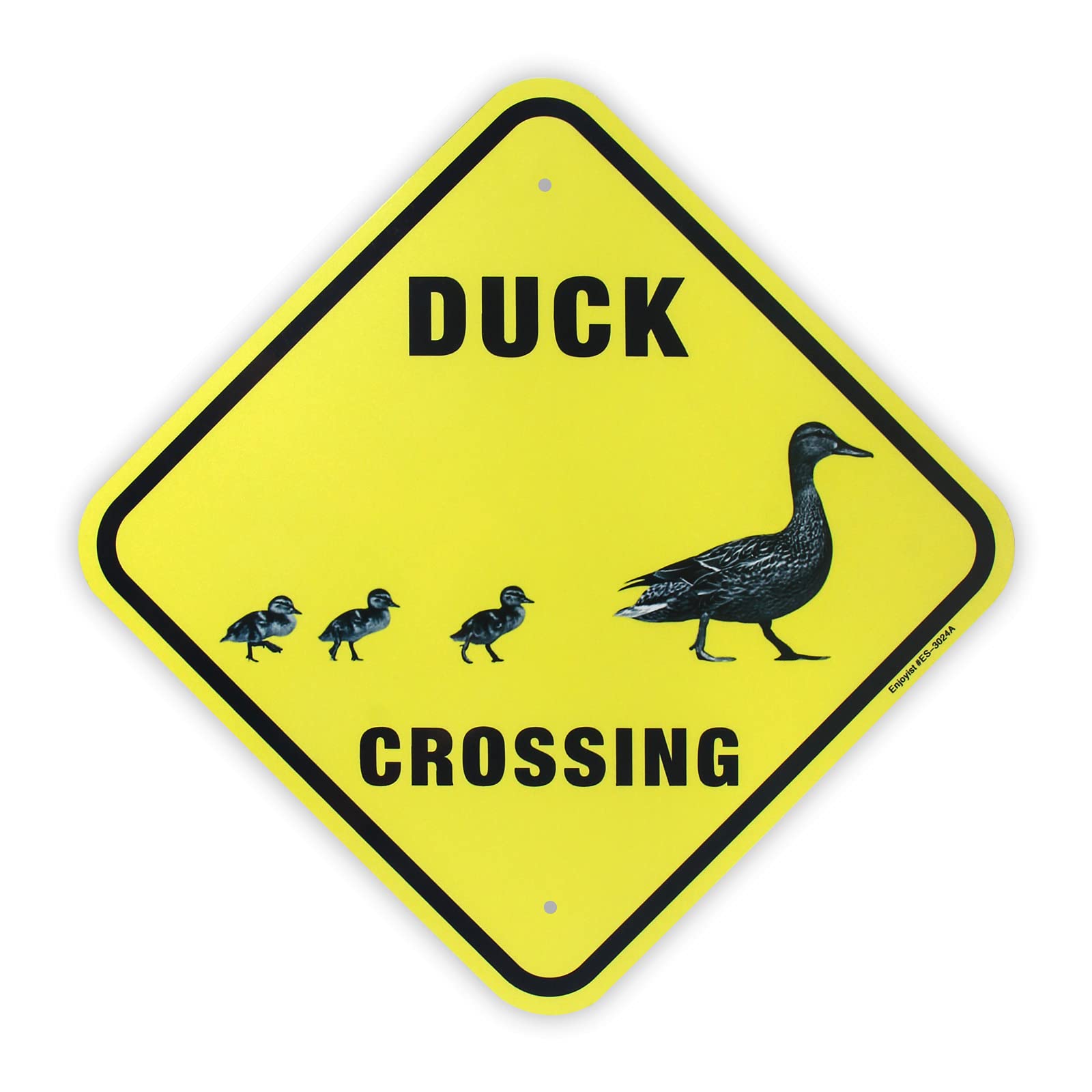 Duck Crossing Sign, 12"x 12" .04" Aluminum Reflective Sign Rust Free Aluminum-UV Protected and Weatherproof