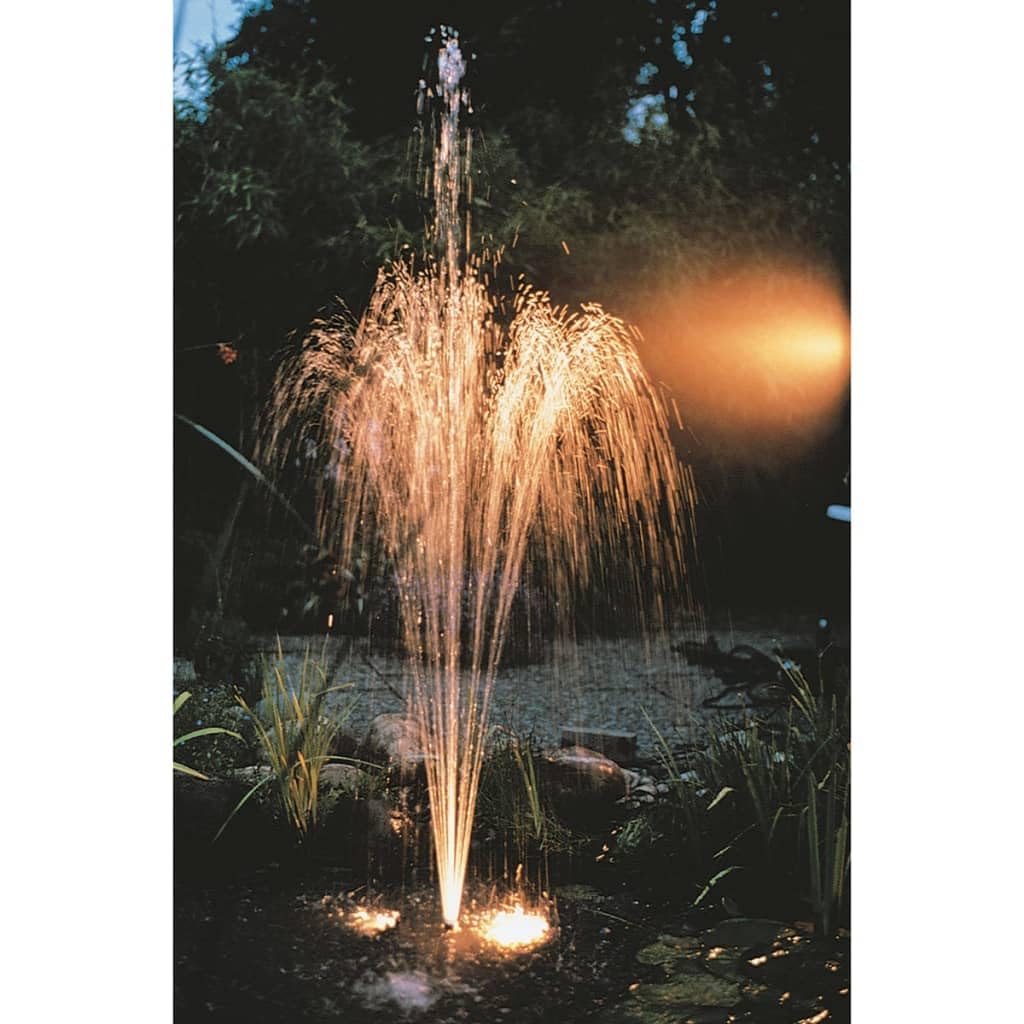 Ubbink Pompa Fontana Xtra 400 con Teste Cavo Gioco d'Acqua per Stagno Giardino