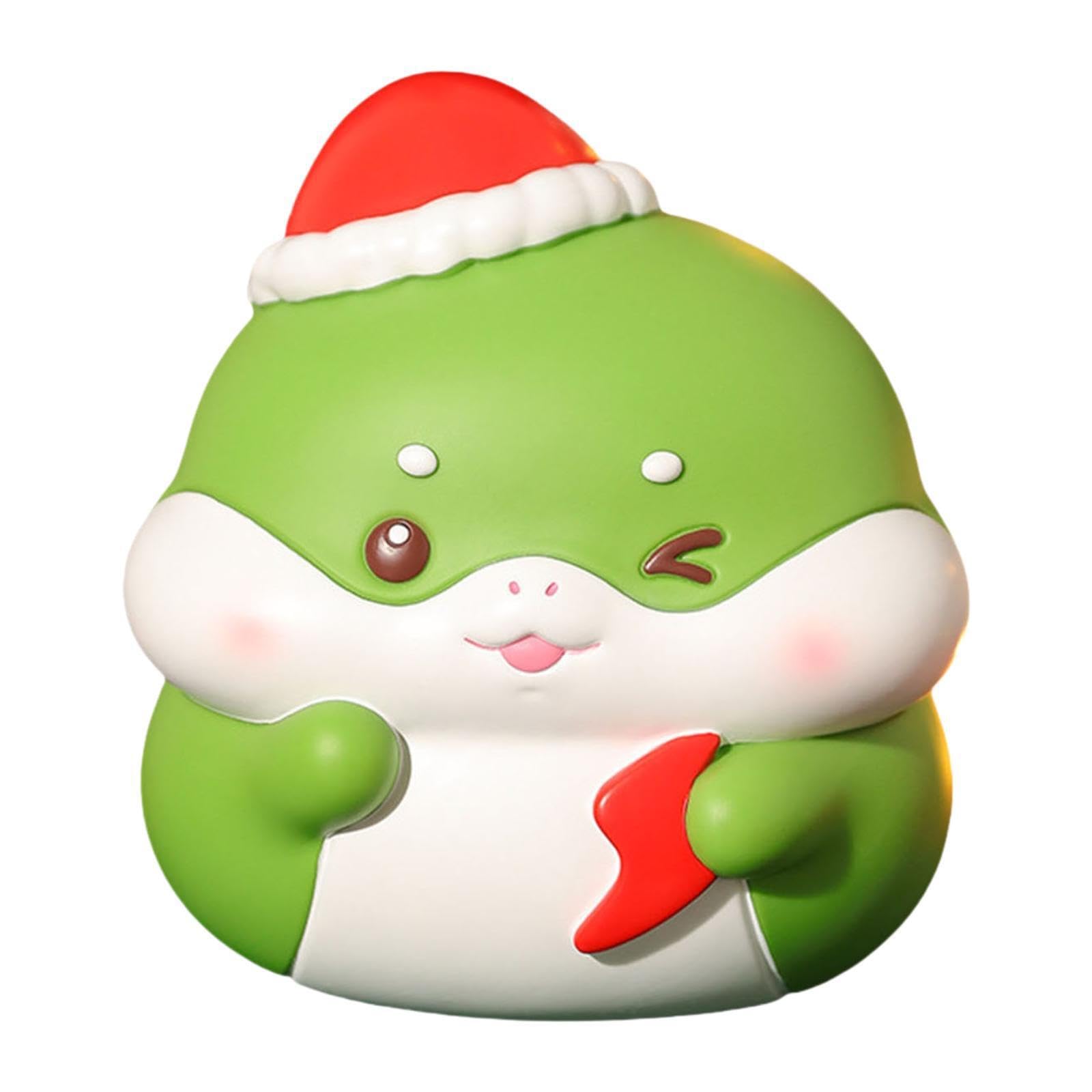 QIXCXAZ Enduring Piggy Bank Snake Figurine Money Box Inspires Savings Spacious Capacity for Creative Home Decoration Toy Gift Lovely Money Bank for Creative