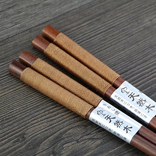 Bacchette giapponesi in legno naturale e ferro