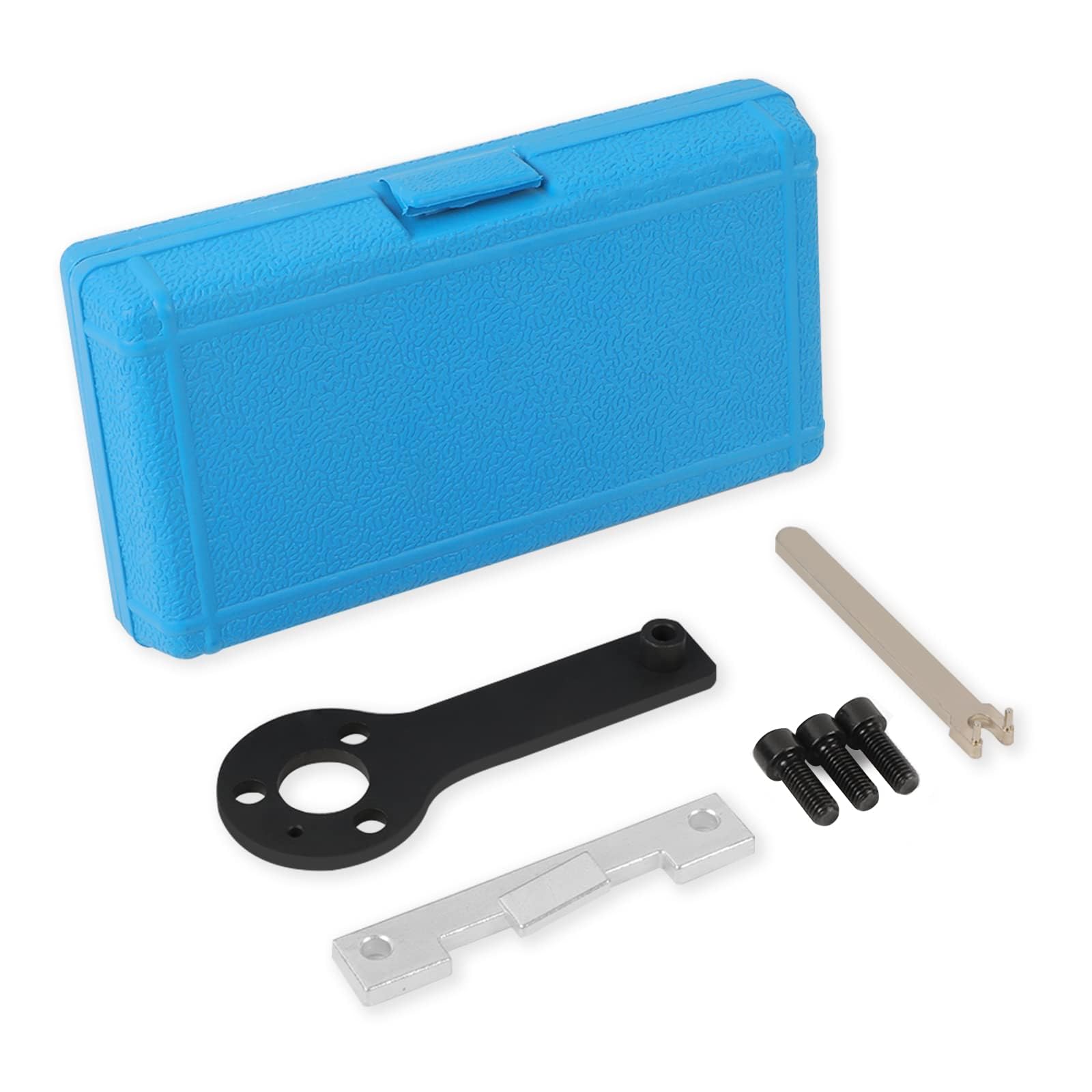 Set di Attrezzi per bloccaggio Cinghia di distribuzione – Strumento di allineamento Albero a camme Compatibile con Fiat 500 Panda Punto 1.1L 1.2L 1.4L 8V e Ford KA