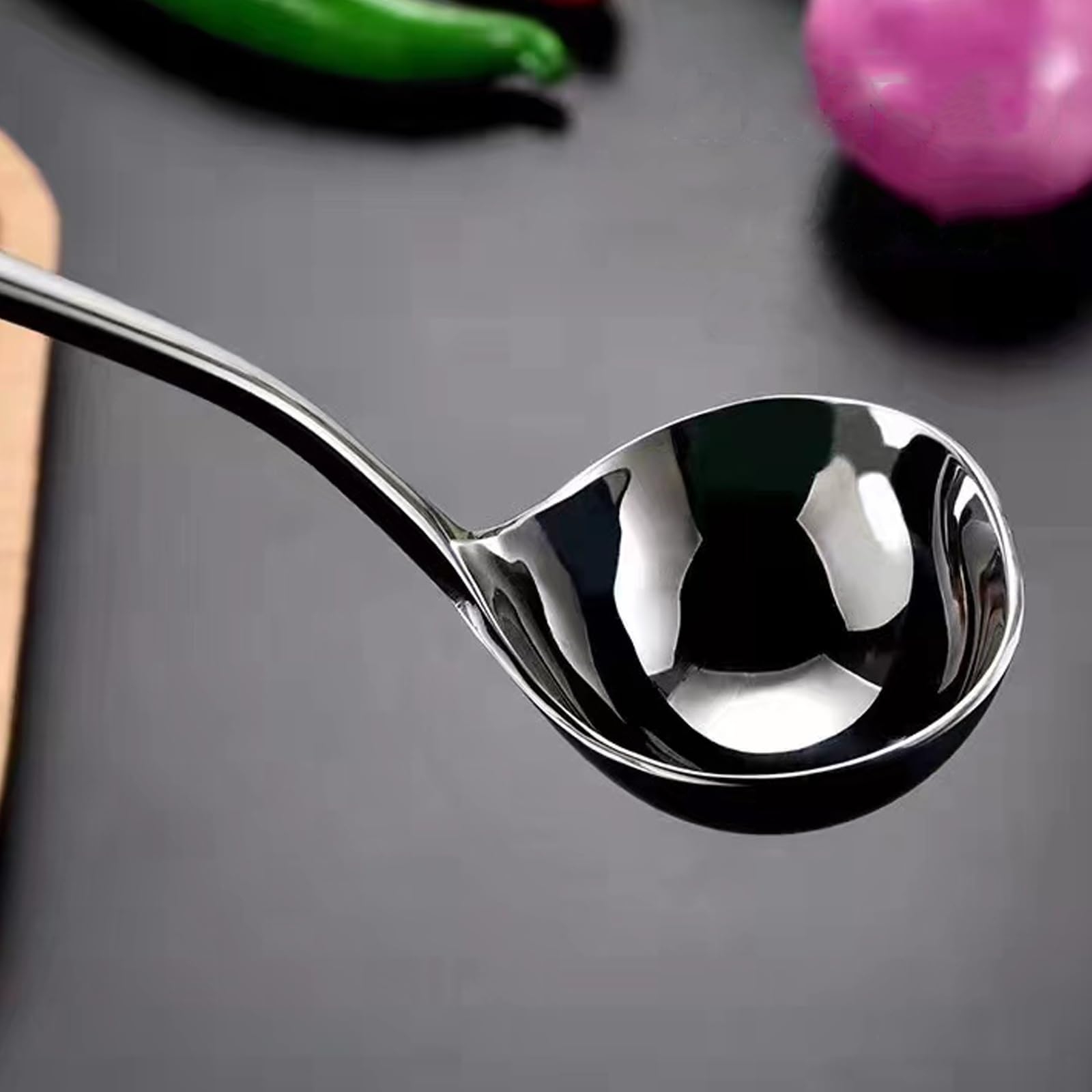 Stainless Steel Ladles - Gravy & Sauce Serving -4