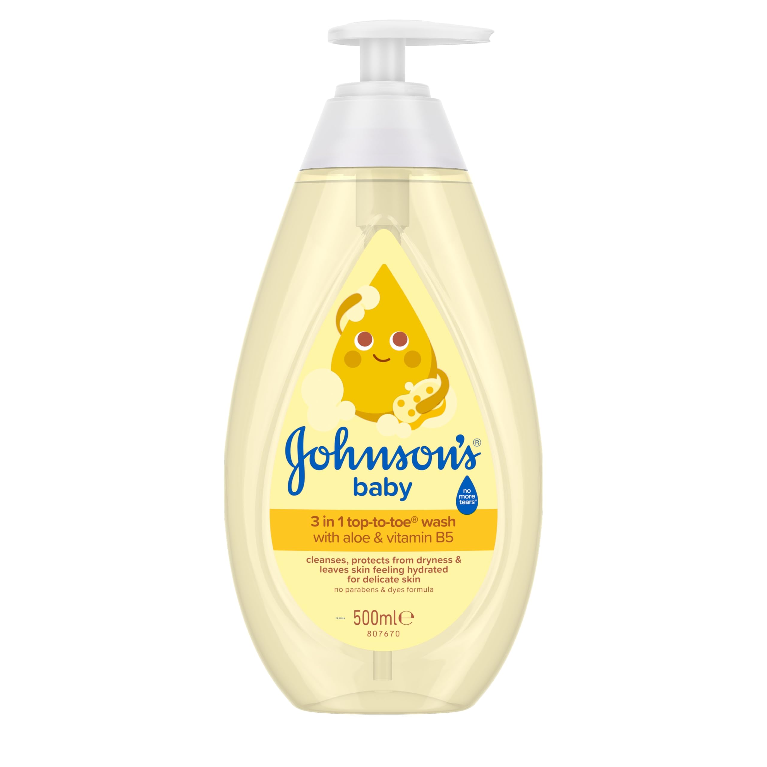 Johnson’s Baby Bath 500 ml (Pack of 2), No More Tears
