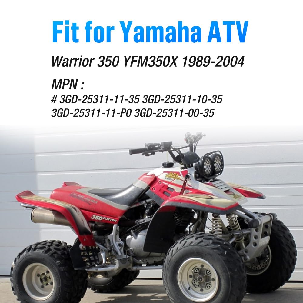 Porta rodamientos eje trasero y cubo para Yama-ha Ha Warrior 350 YFM350X 1990-2004