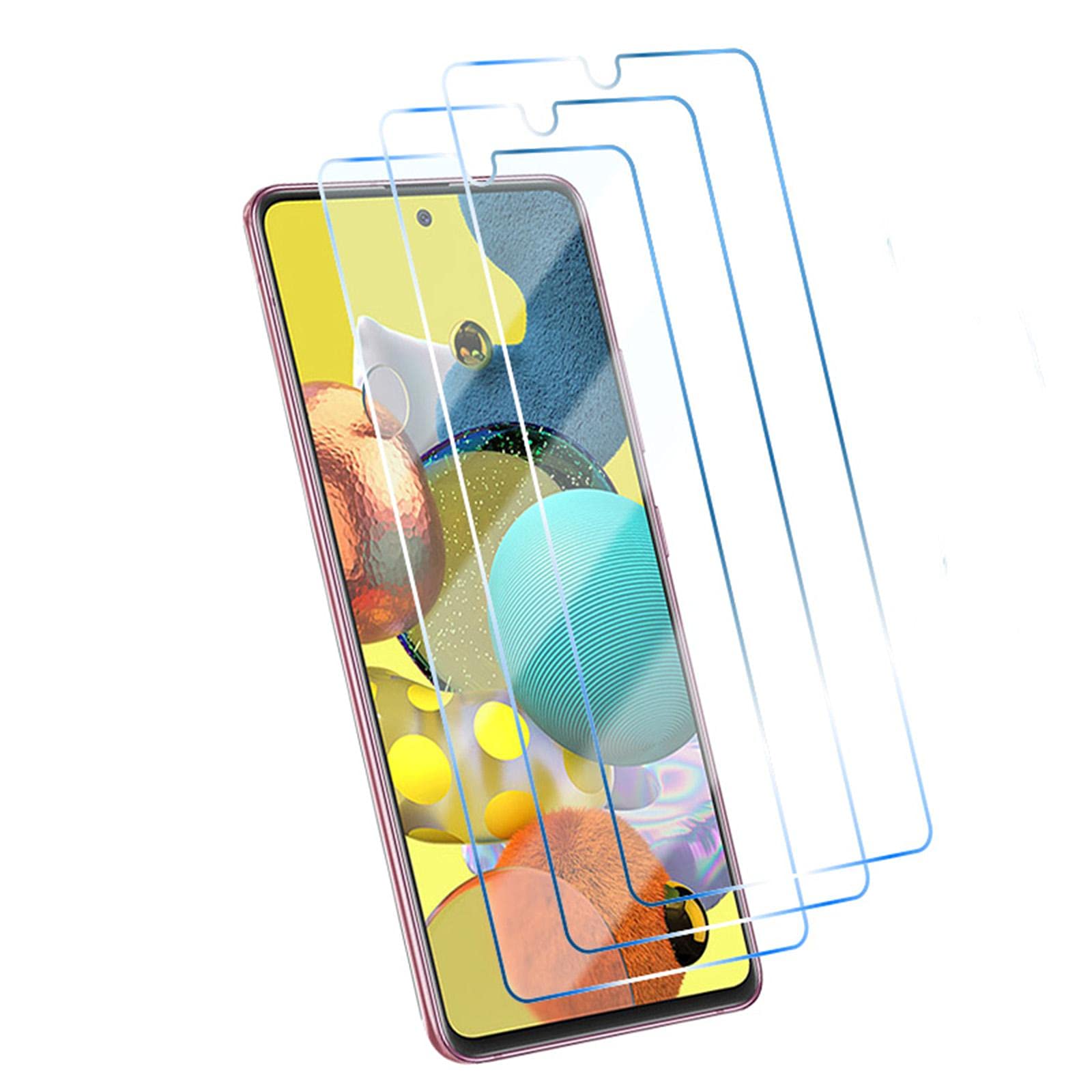 Screen Protector 3PCS Tempered Glass For Samsung A71 5G A2 A01 Core A9 A8 A7 A6 2018 Screen Protector,For Samsung J1 J3 J510 J5 J710 J7 2016 For A6 Plus 2018