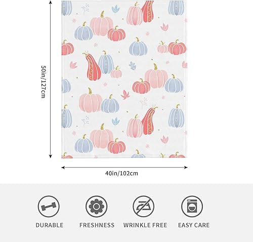 Miniatura 3 de Manta de Acción de Gracias para mujer, suave manta de forro polar de verano, lavable, manta ligera de viaje para sofá, cama, sillón durante todas