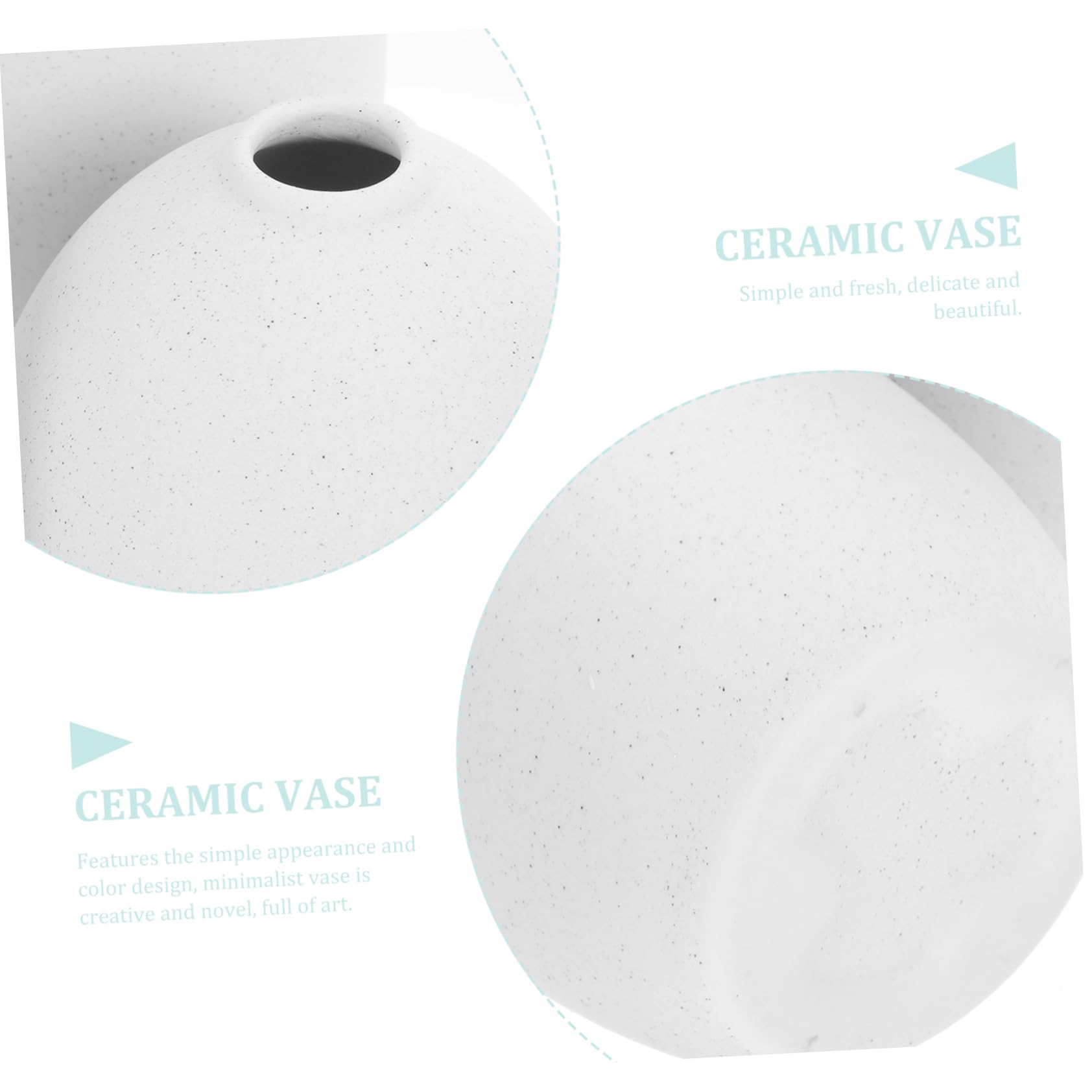 TOPBATHY 4pezzi Vasi in Ceramica Per Fiori Vasi Decorativi Per Composizioni Floreali Secche Da Tavolo Per Pranzo Per Libreria