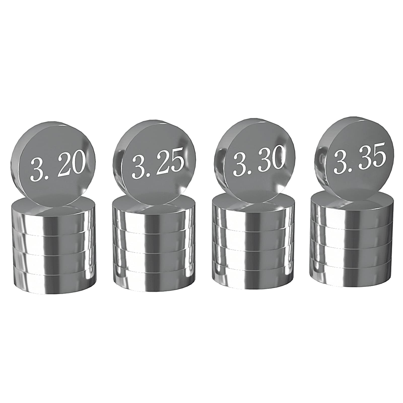 Road Passion 9.48mm Válvulas Cuña Kit 52 Piezas 1.20mm-4.00mm Incremento 0.05mm para LT-Z400 QuadSport Z 2003-2008 / LT-Z400 QuadSport 2003-2012