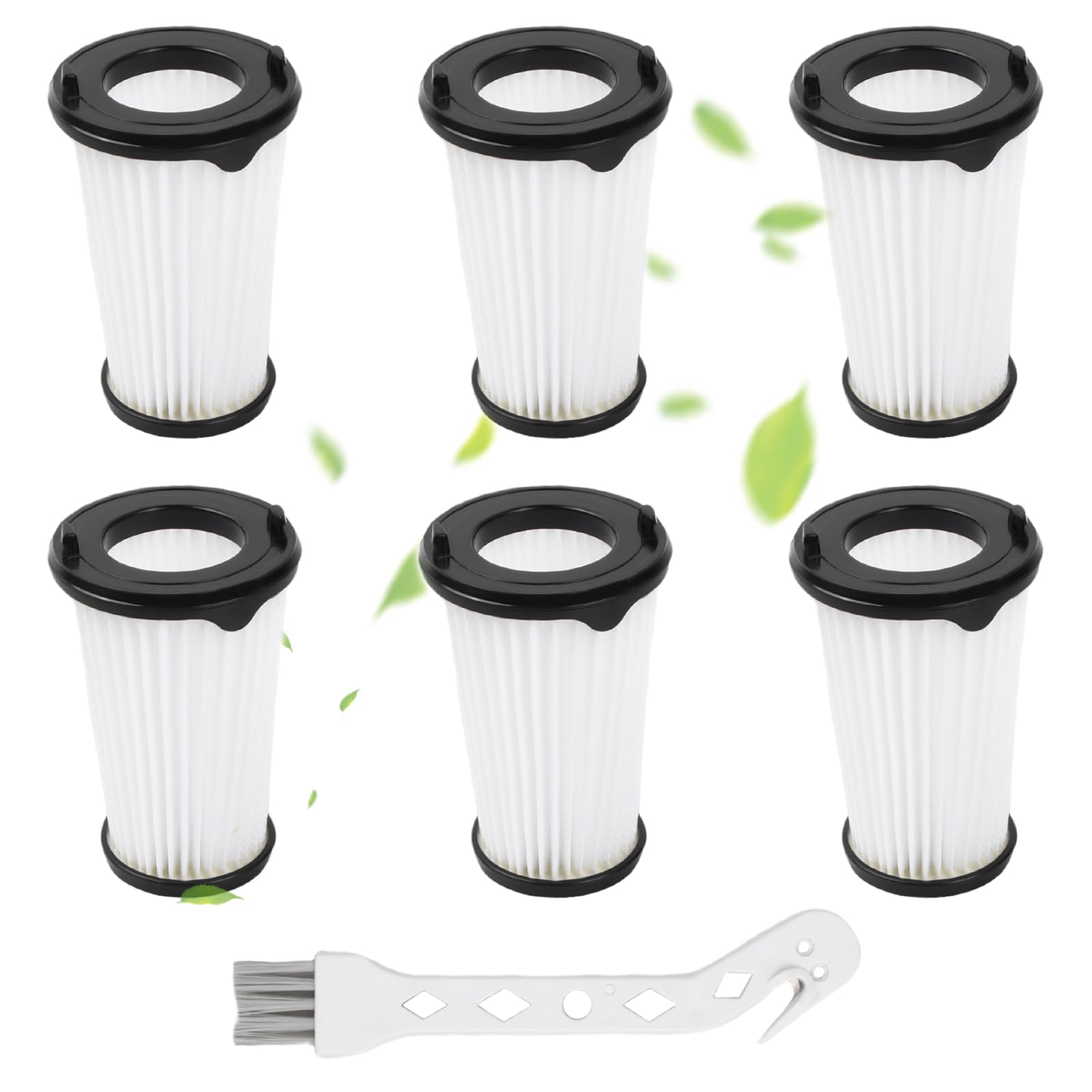 Lot De 8 Filtres HEPA + 1 Brosse Pour Aspirateur AEG/Electrolux Ergorapido CX7, CX7-2, AEF150, HX6, QX8