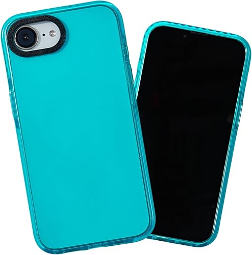 Miniatura 31 de SteepLab Funda de barrera para iPhone 14, protección de 360 grados que absorbe impactos con bisel elevado y colores llamativos (fresa roja