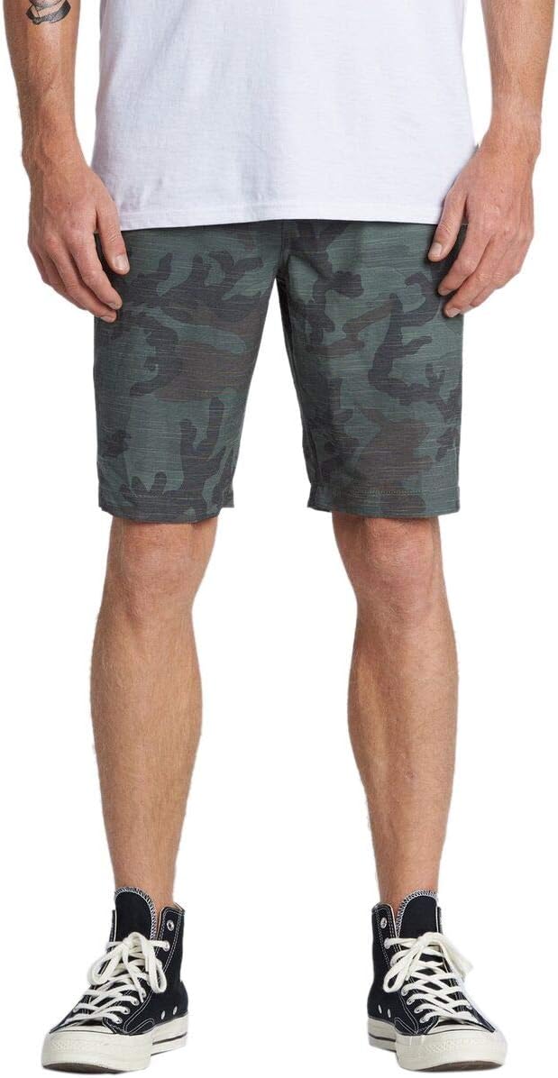 Billabong Mens Crossfire Slub Hybrid Walkshort