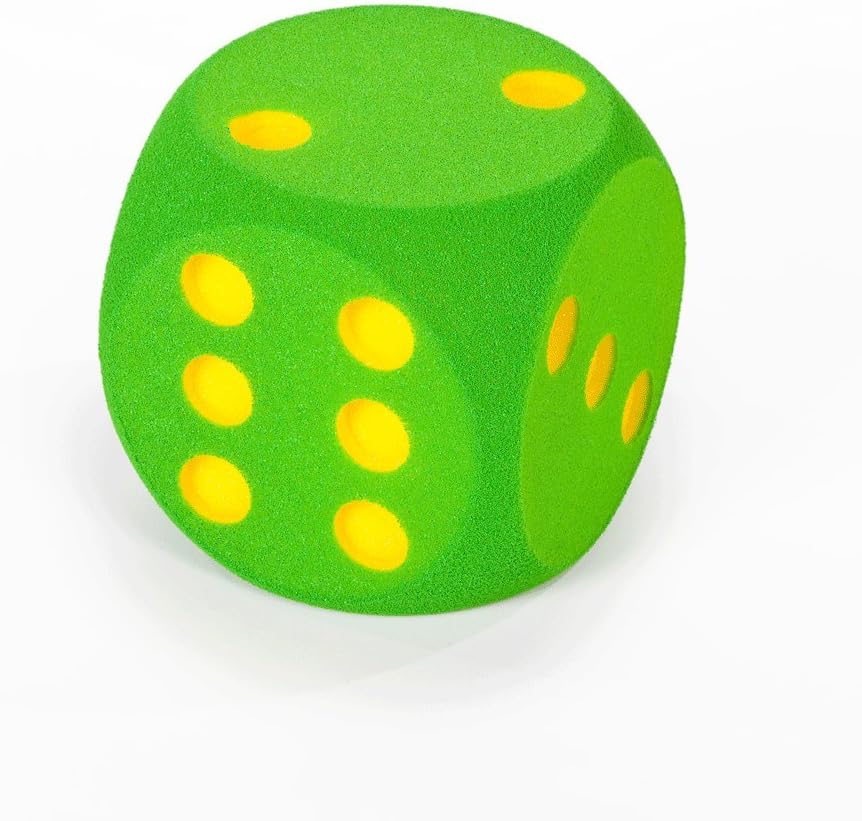 Giant Foam Dice - 16cm - Green