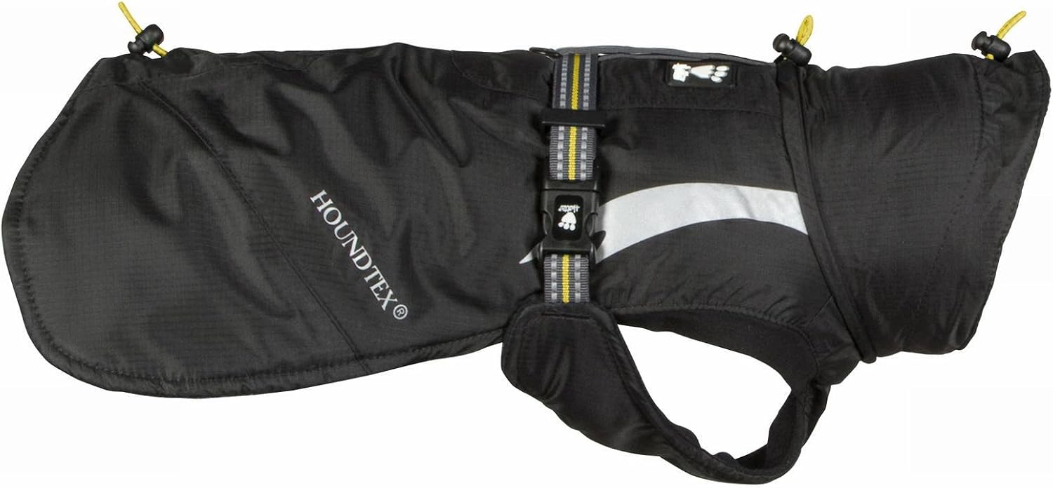 Amazon 【Hurtta サミットパーカー】 Summit Parka ブラック(イエローラベル) 45サイズ Hurtta