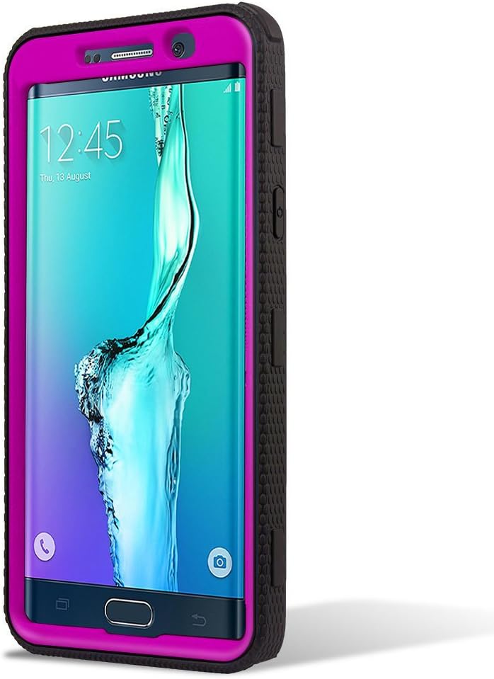 Samsung Galaxy S6 Edge Plus Case, BENTOBEN [Heavy Duty] Belt Clip Holster Case for Galaxy S6 Edge Plus + Rugged Dual Layyer Hybrid Protective Cover Case for Samsung Galaxy S6 Edge Plus (Purple/Black)