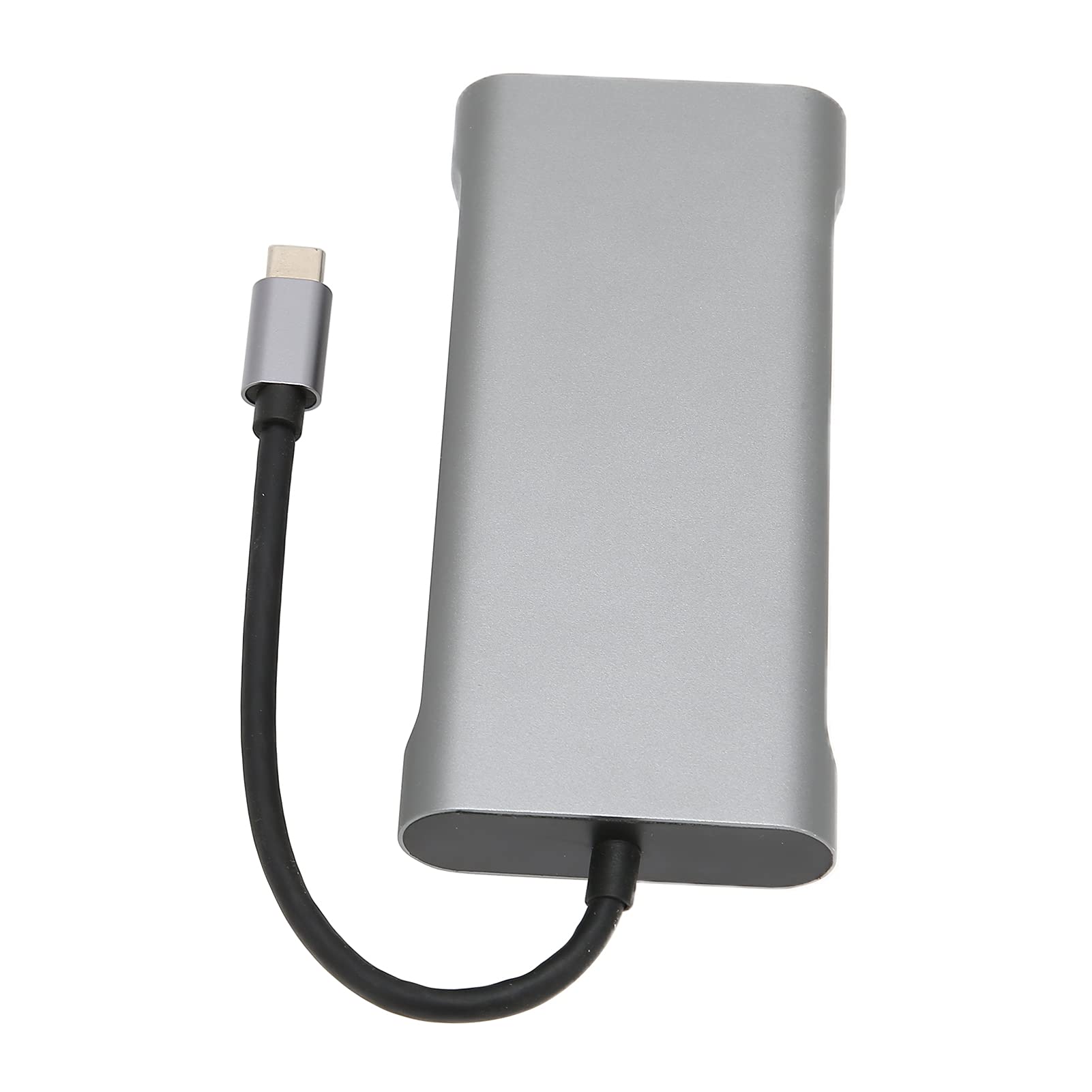 Dock di Espansione Docking Station Portatile Multifunzionale 11 in 1 Ad Alta Definizione in Lega di Alluminio per Computer con Canale di Tipo C per Viaggiatori D'affari