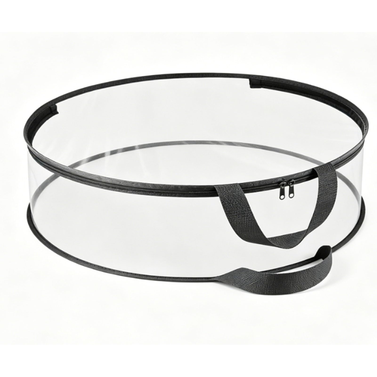 Bolsa de almacenamiento de coronas Aramox de PVC transparente en paquete de 2 unidades