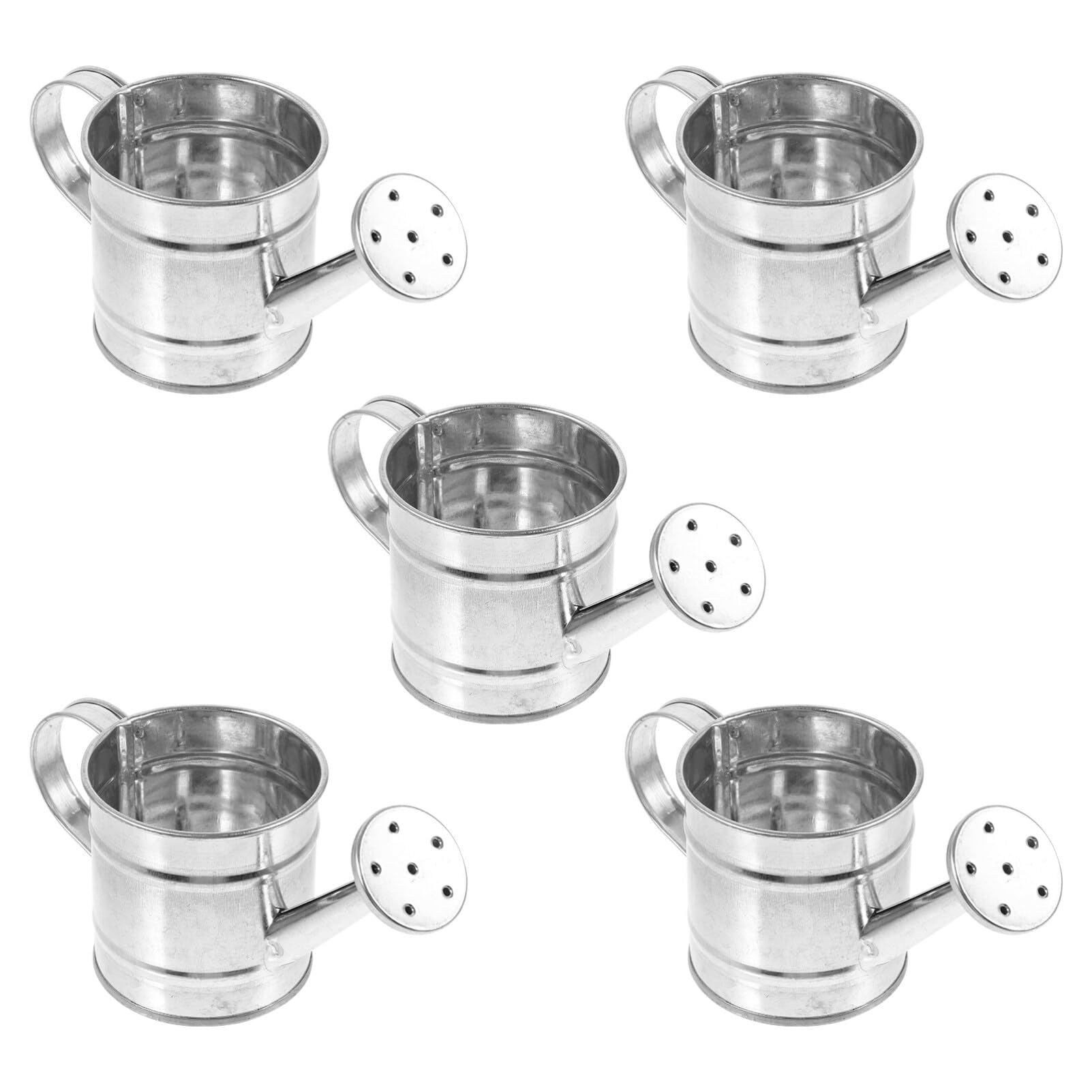 INOOMP 5pezzi Annaffiatoio in Miniatura in Ferro Portatile Annaffiatoi Per Case in Miniatura Decorazioni Per Micro Orti Accessori Per Case in Piccoli Vasi Per Annaffiare