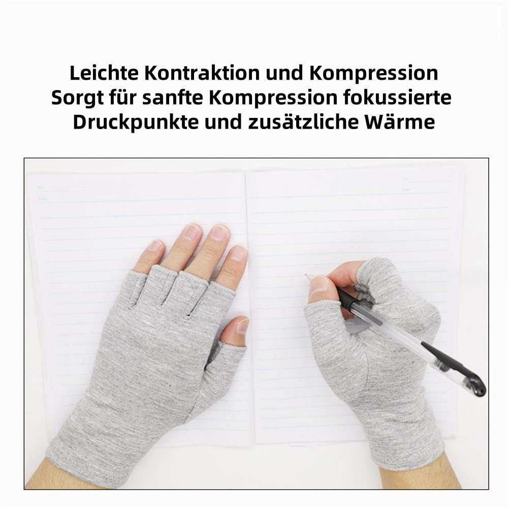 MEIION Premium Compressie Handschoenen Kompressionshandschuhe für fingerloser Winddicht und warm kann zum Tippen auf Einer Computertastatur oder Schreiben mit einem Stift verwendet Werden